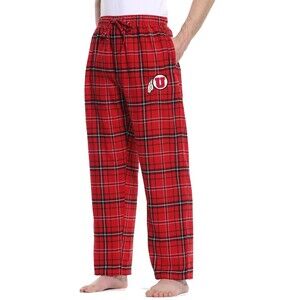 Concepts Sport Men's XX-Large Utah Utes Red Black Ultimate Flannel Sleep Pant